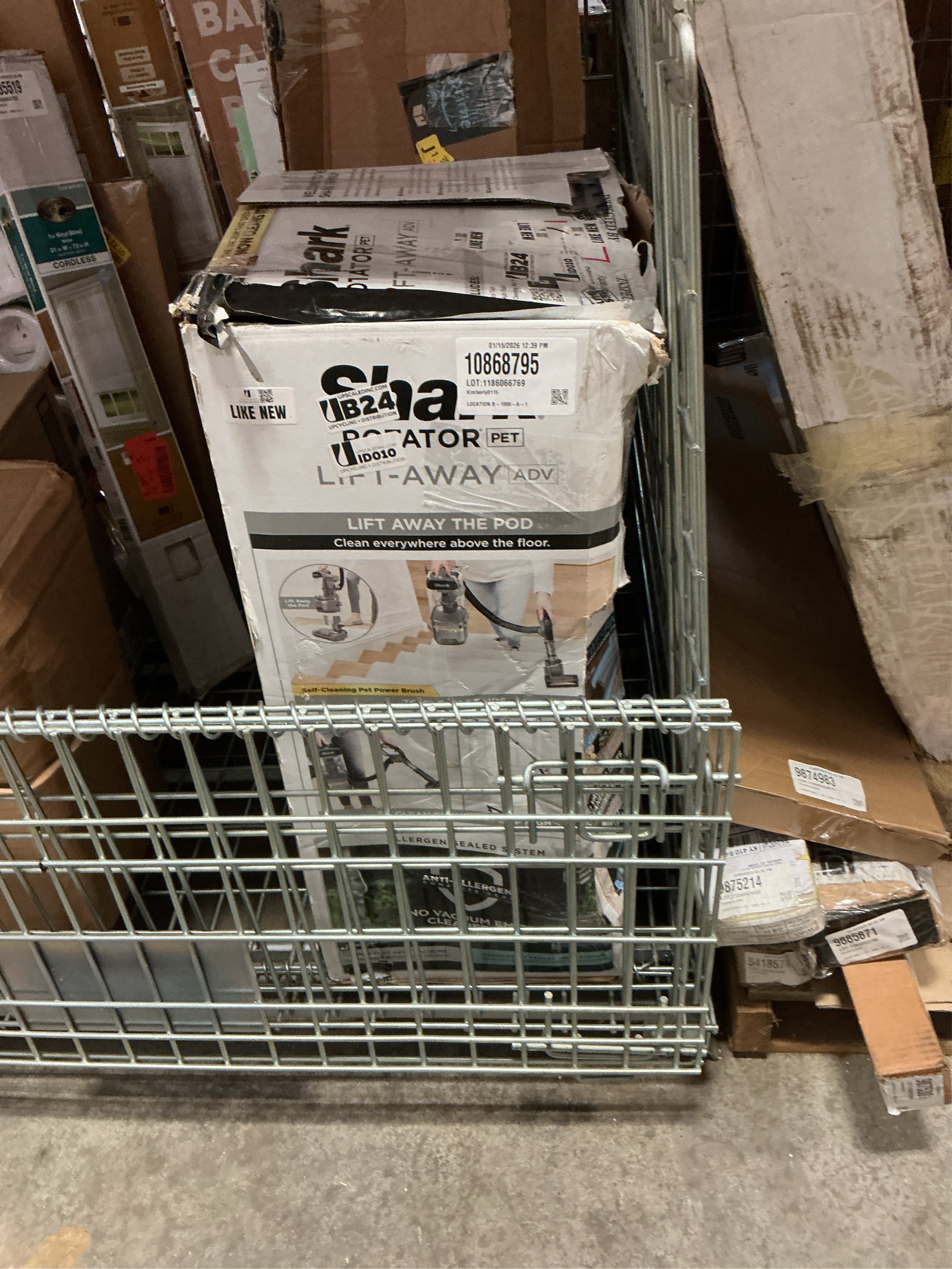 Shark® Rotator® Lift-Away® ADV DuoClean® PowerFins Upright Vacuum with Self-Cleaning Brushroll