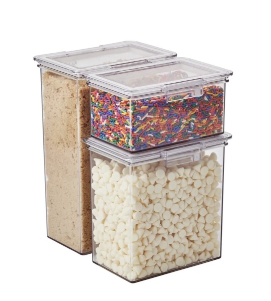 The Home Edit 3 Piece Canister Edit, Food Storage Containers