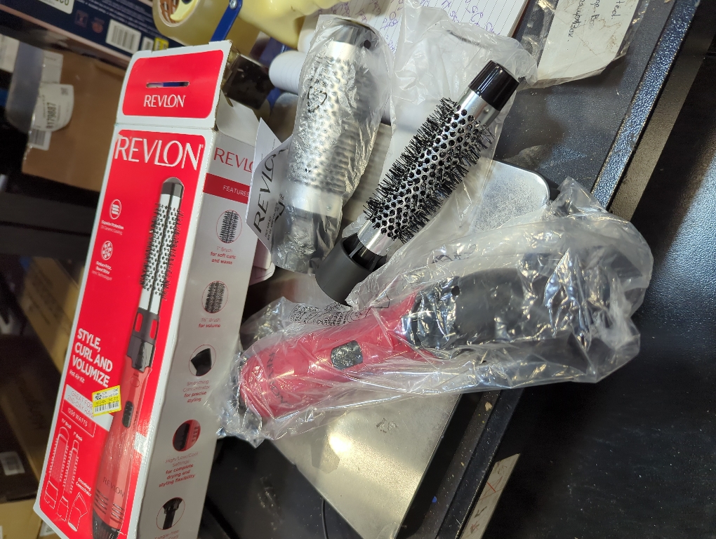 Revlon 1200W Perfect Style Hot Air Kit | Style, Curl, and Volumize, 3 Piece Set