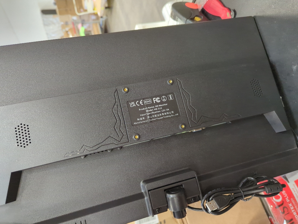 Eapmic Digital TV Screen, 19inch 16:10 HDMI VGA AV HD Television Player Portable Handheld ATSC Monitor Gaming LED Monitor