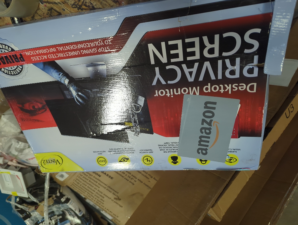 Acrylic 24 Inch Computer Privacy Screen Filter Compatible with 24 inch iMac (2021, 2022, 2023, 2024, M1, M3, M4) - 21.5 x 12.6 (547 x 320mm) - Monitor Frame Hanging Type