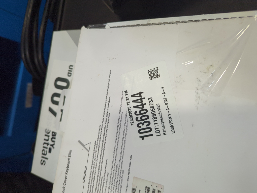 Samsung - Galaxy Tab S8 , Tab S7 FE, Tab S7  Slim Book Keyboard Cover - Mystic Black