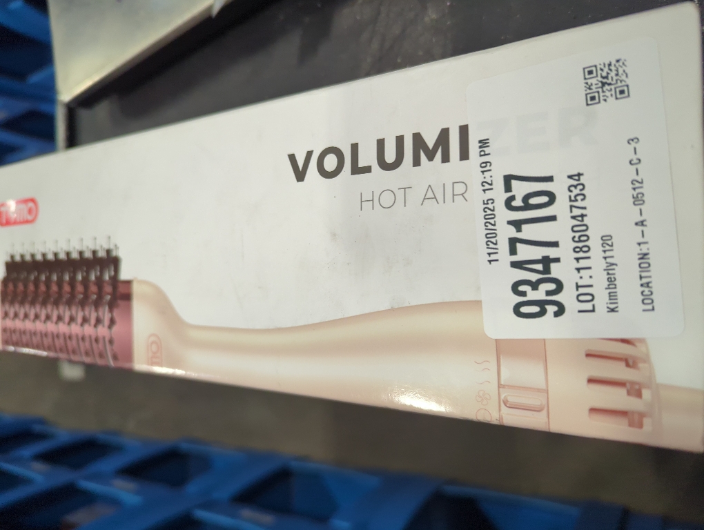 TYMO Volumizer Hot Air Brush Hair Dryer - Champagne Pink - 1200 Watt