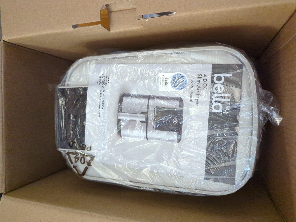 Oatmilk Bella PRO - 4-qt. Touchscreen Slim Air Fryer - Oatmilk