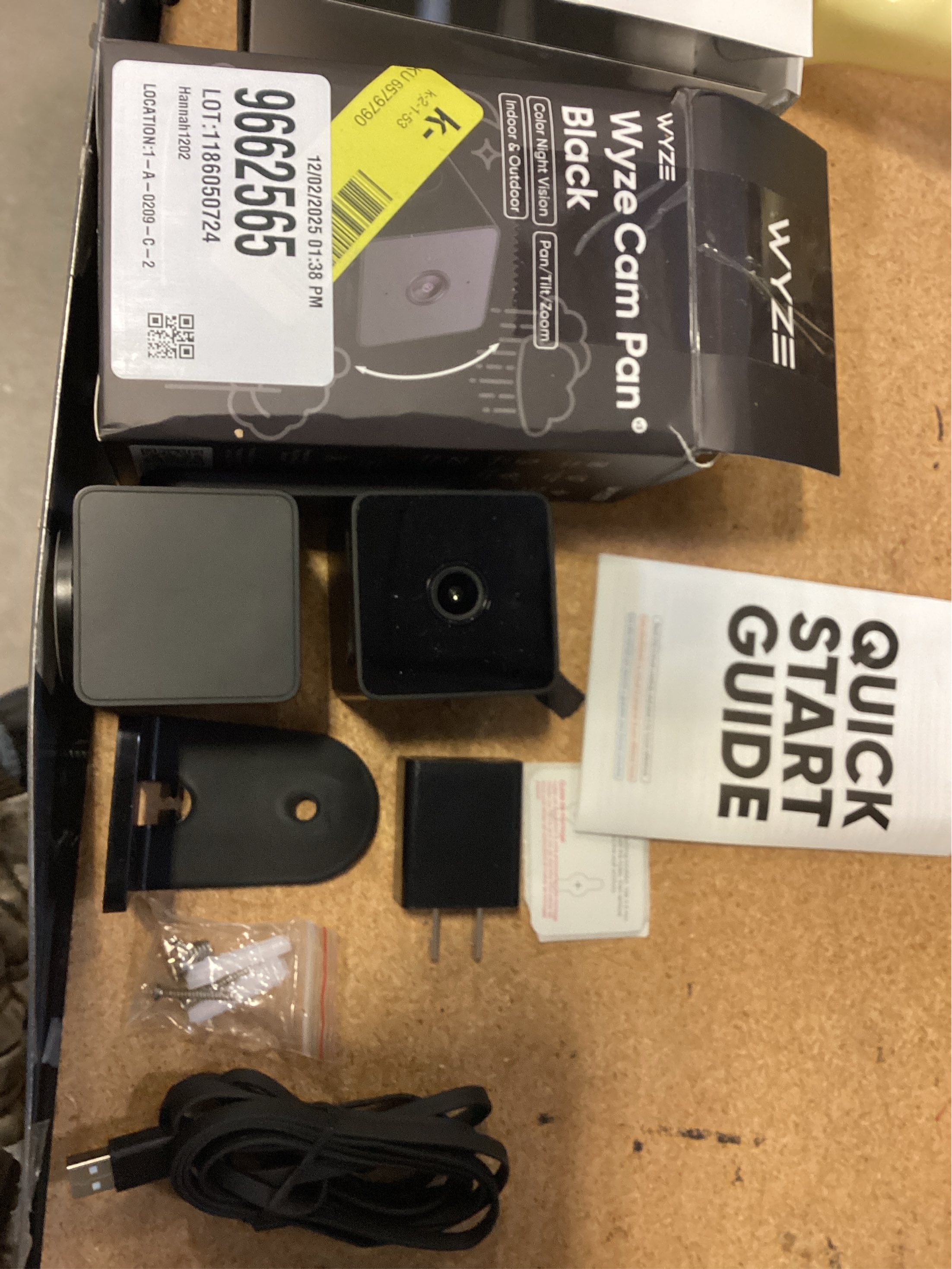 Pan V3 Wired Indoor/Outdoor 1080P HD Home Security Camera with Privacy Mode, Black