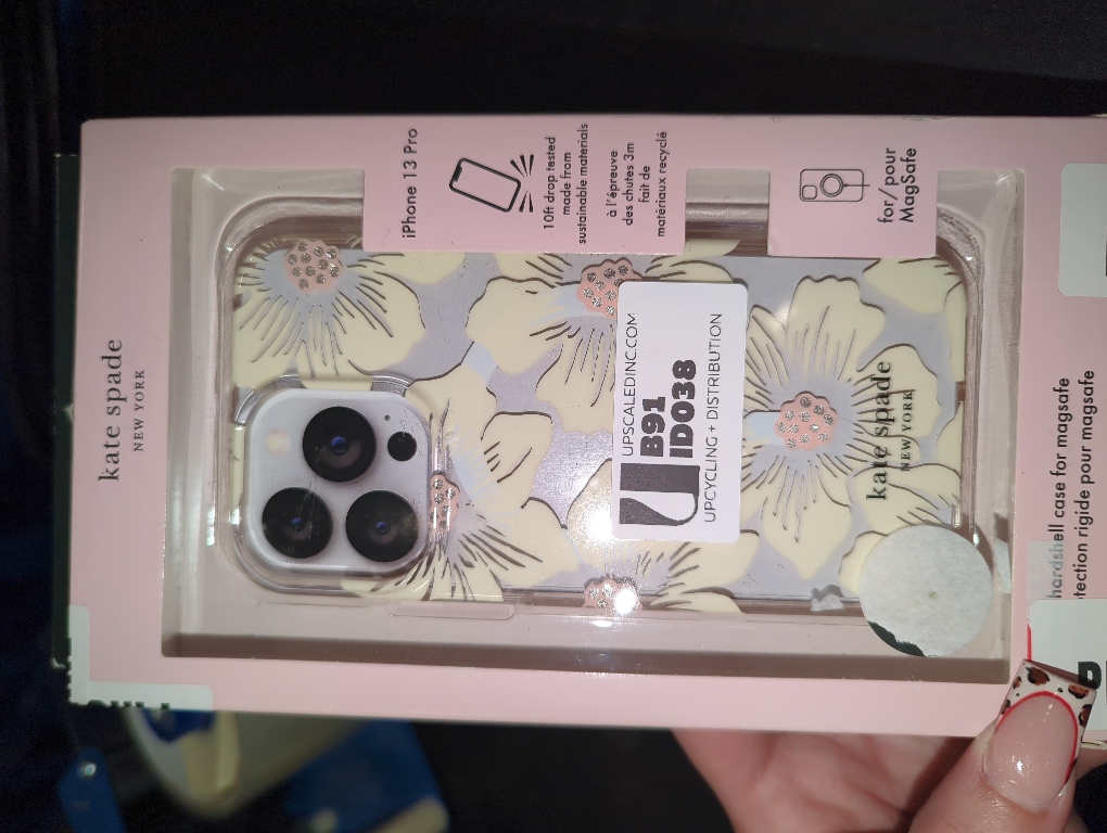 KATE SPADE Hollyhock Floral Phone Case for iPhone 13 Pro