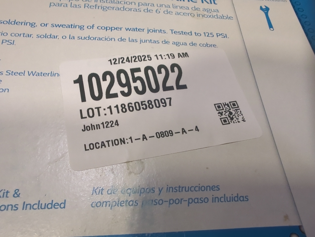 Smart Choice - Stainless-Steel Refrigerator Waterline Kit Required for Hook-Up - Silver