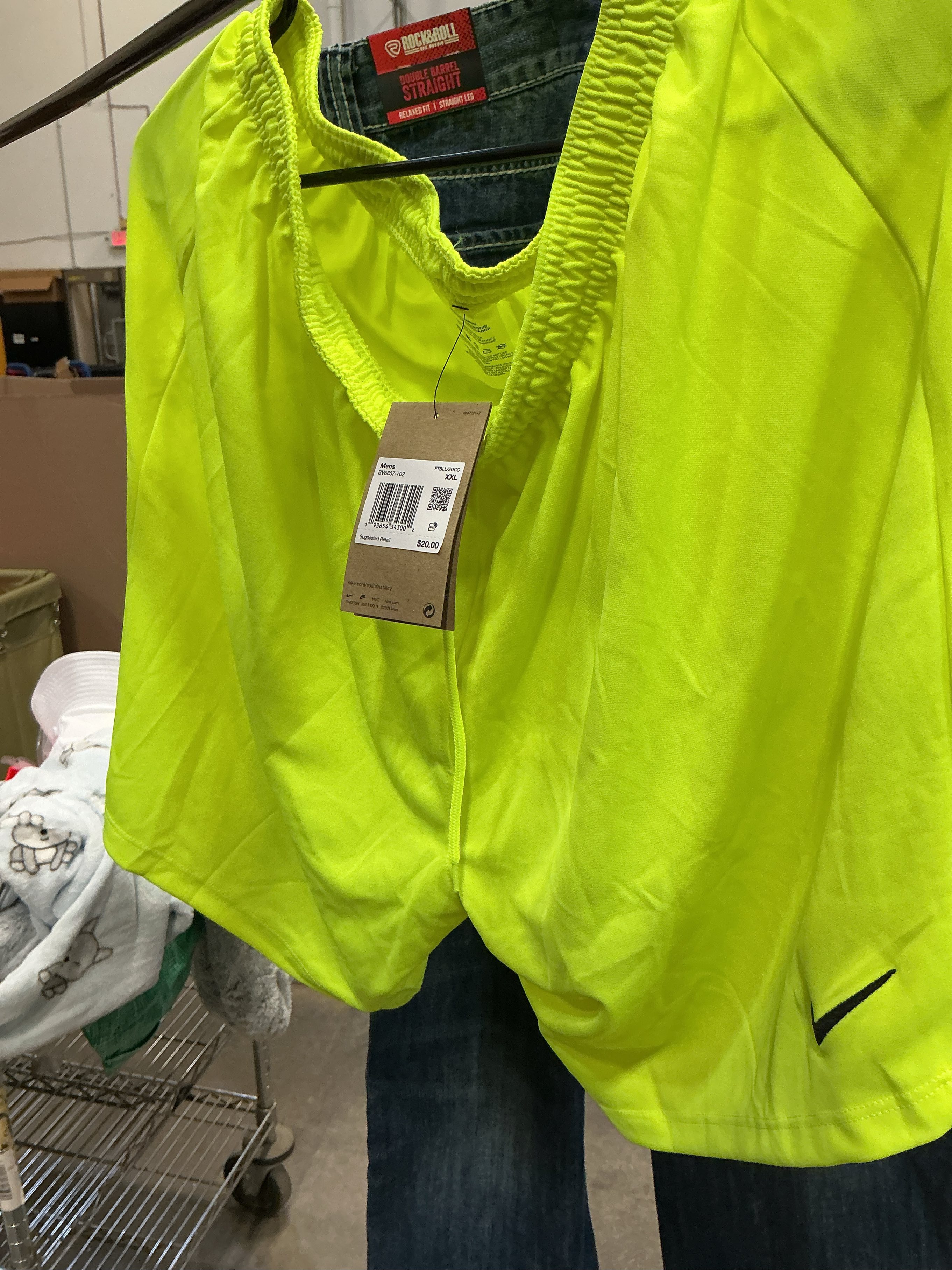 size XXL. Nike Soccer Park III Shorts