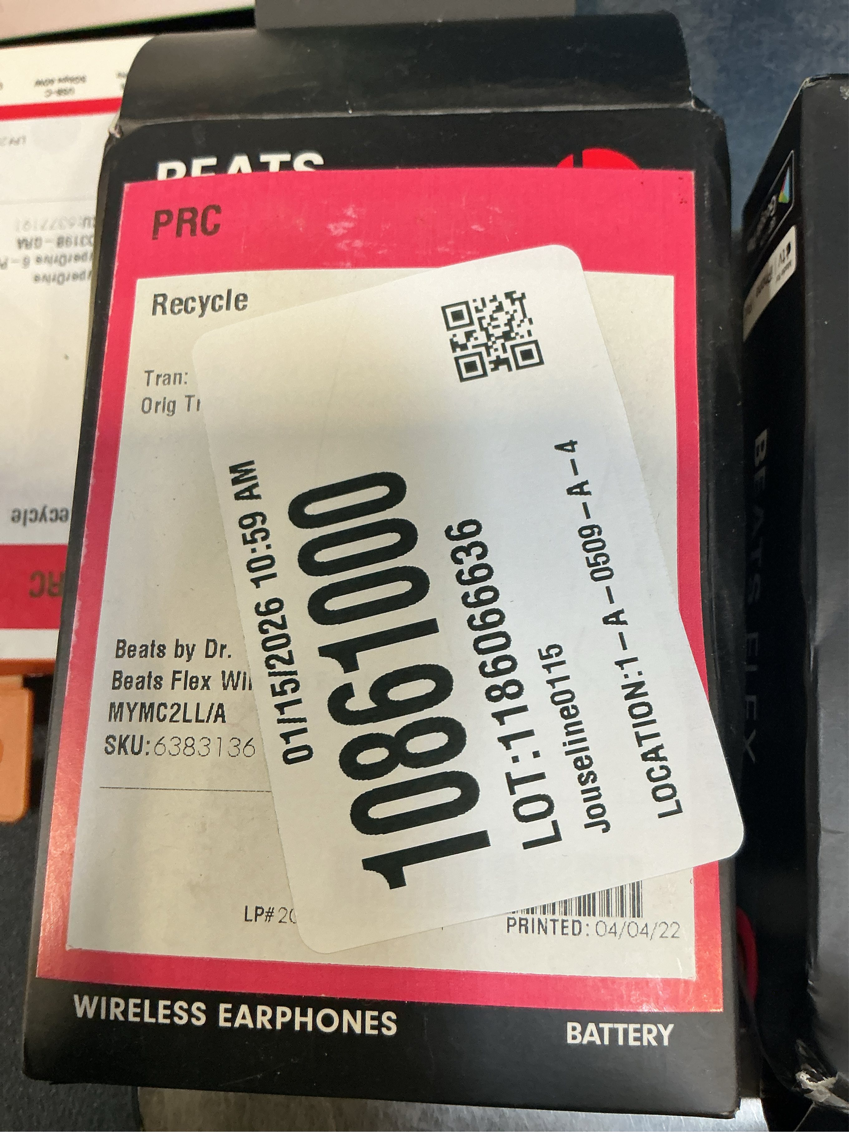 Beats Flex Wireless Earphones - Black