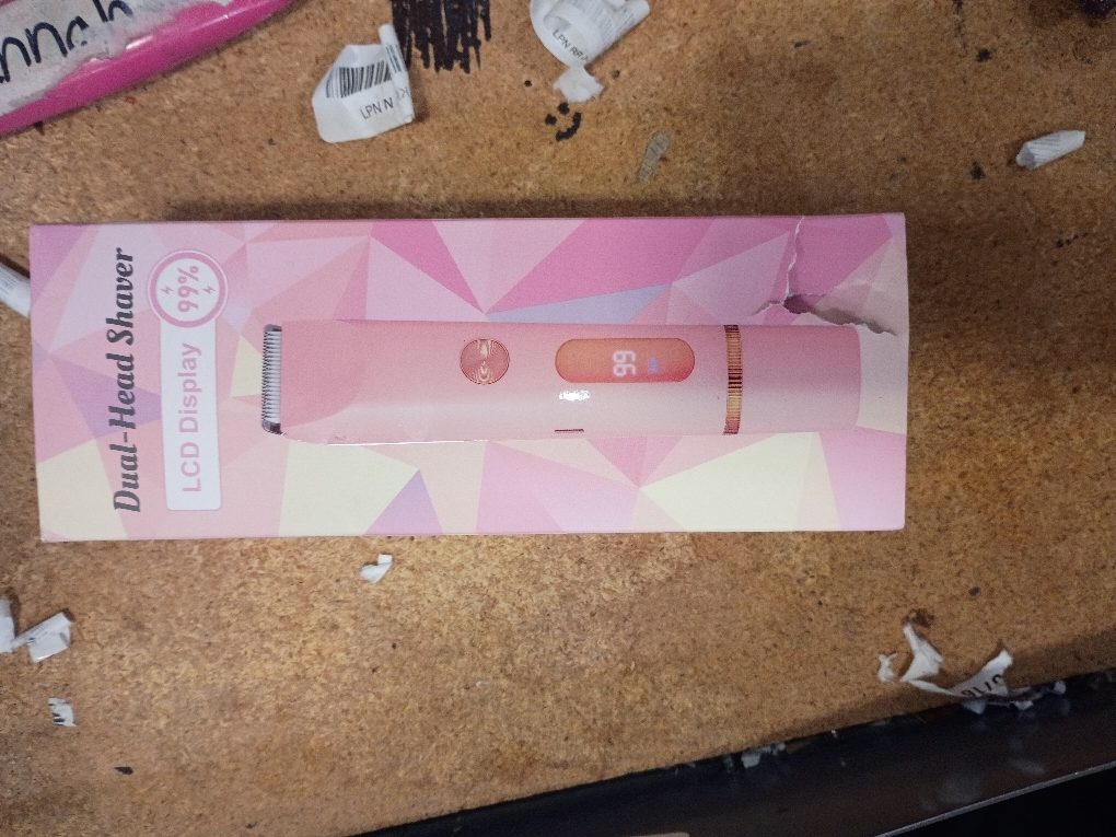 Bikini Trimmer for Women 2in1 High Power Epilators Hair Removal Waterproof Electric Razors Women's Electric Razor Pubic Hair Trimmer Shaver for Women for Ladies Pubic, Face, Underarms, Legs (Pink)