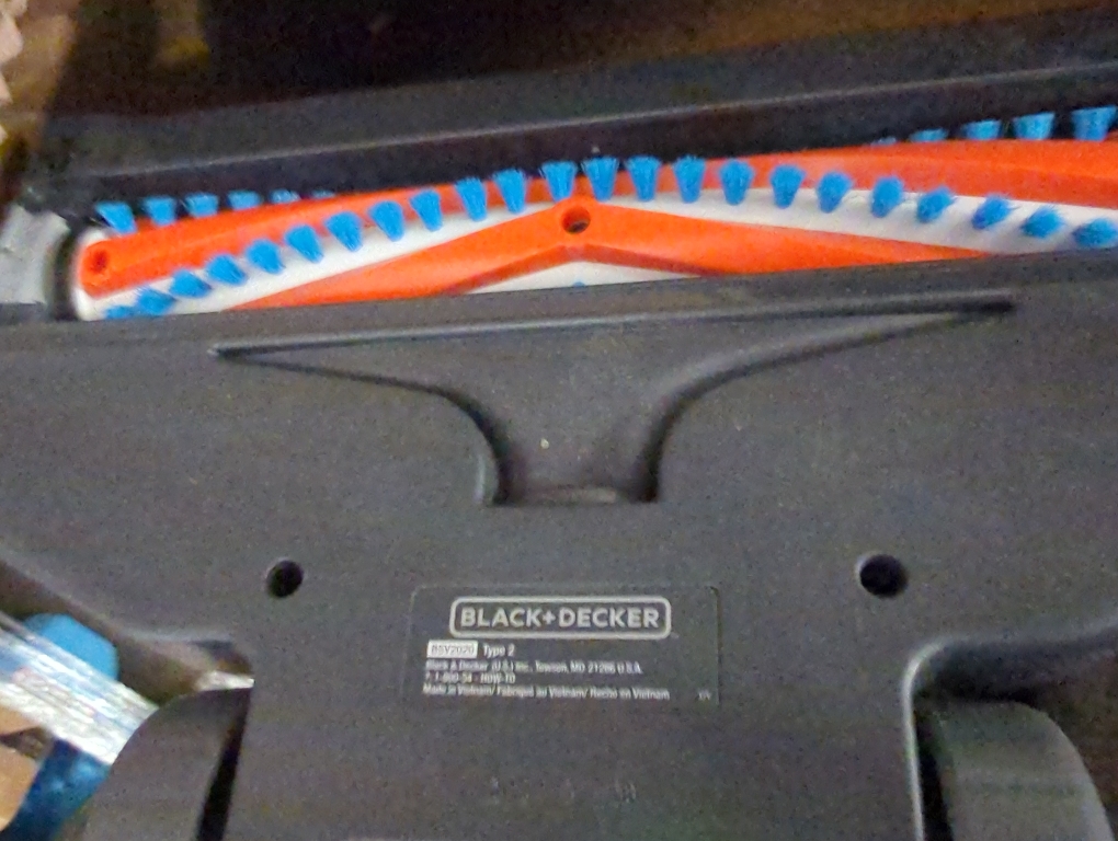 BLACK DECKER Cordless Vacuum, Powerseries Extreme, Stick Vacuum Cordless Rechargeable, Interchangeable Floorhead with Crevice Attachment, 3 Speed Control, Lightweight, Blue (BSV2020G)