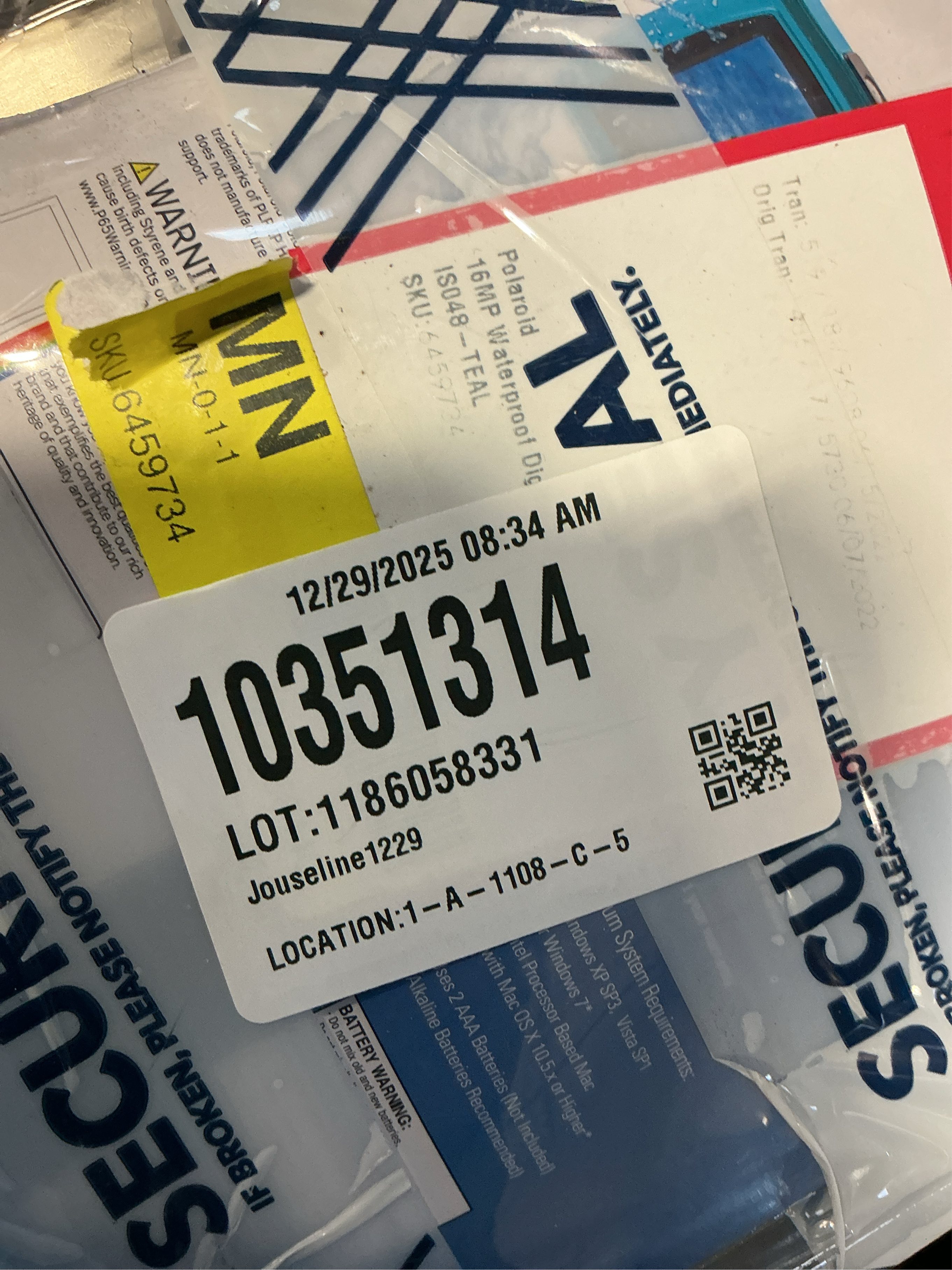 Polaroid 16MP Waterproof Digital Camera - Teal (IS048-Teal)