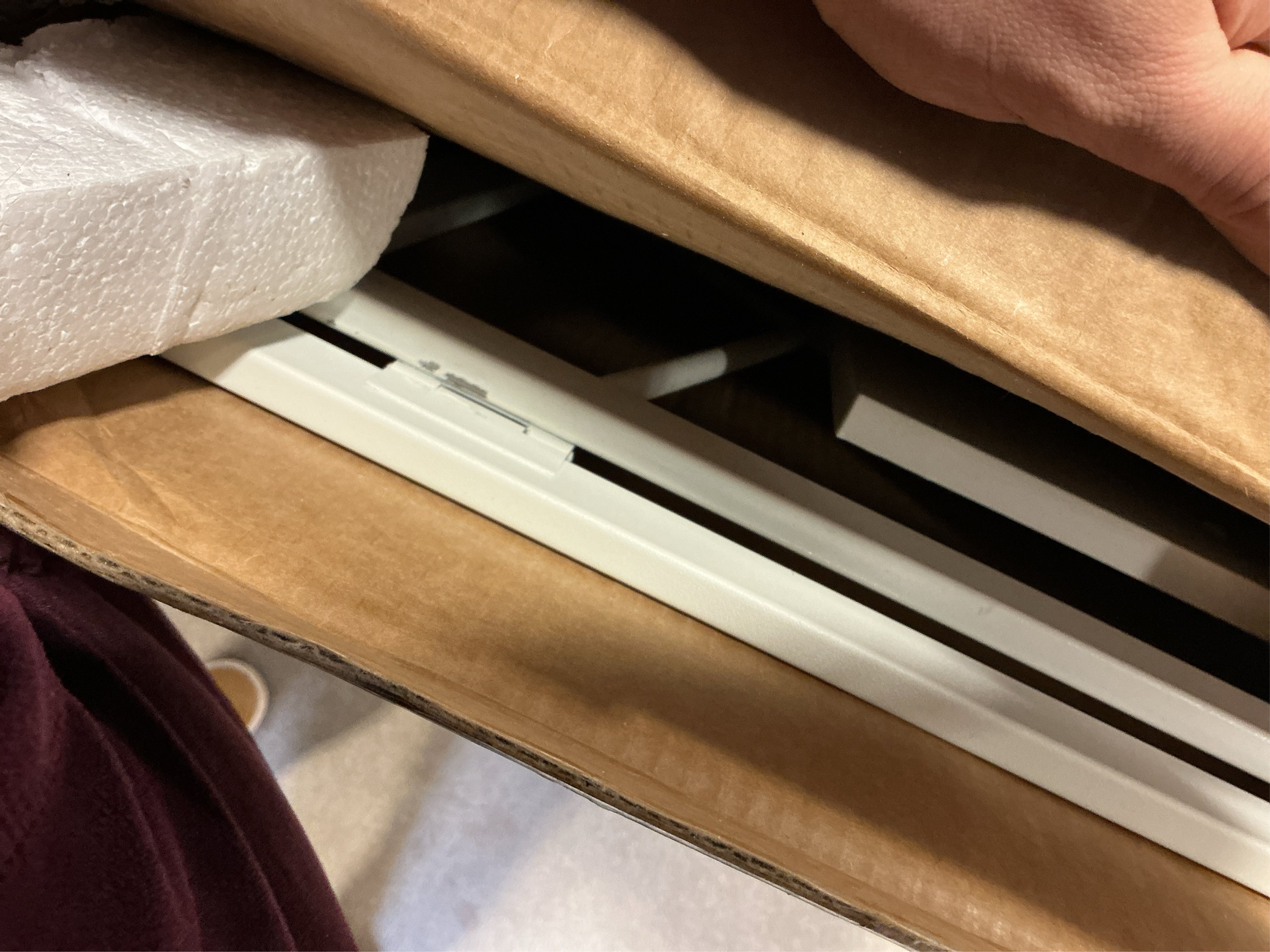 Harper white 100*50*72 cm Folding Desk White Desks, Foldable Computer Desk Spaces Saving Writing Table for Bedroom, Home Office, Dorm, Apartment, Kids