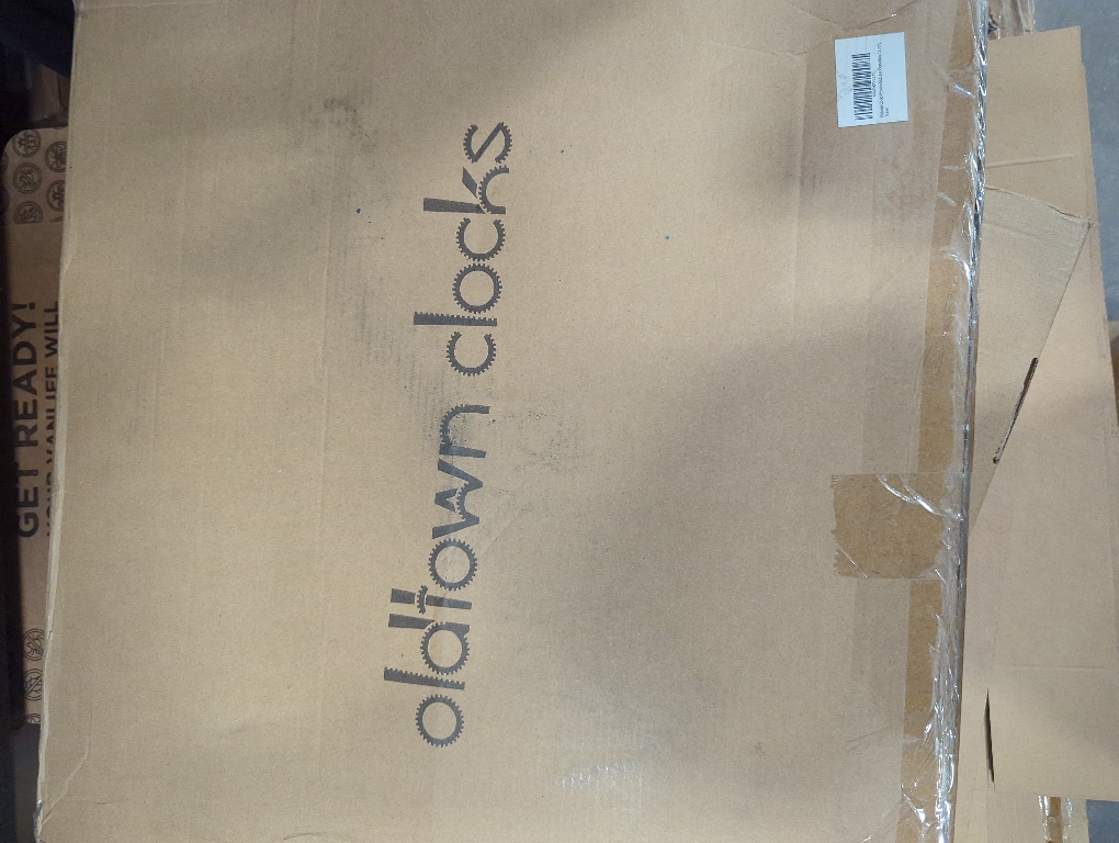 18 Wooden Multi-Color Maritime Coastal Beach Large Number Wall Clock (Blue, 18 inch)