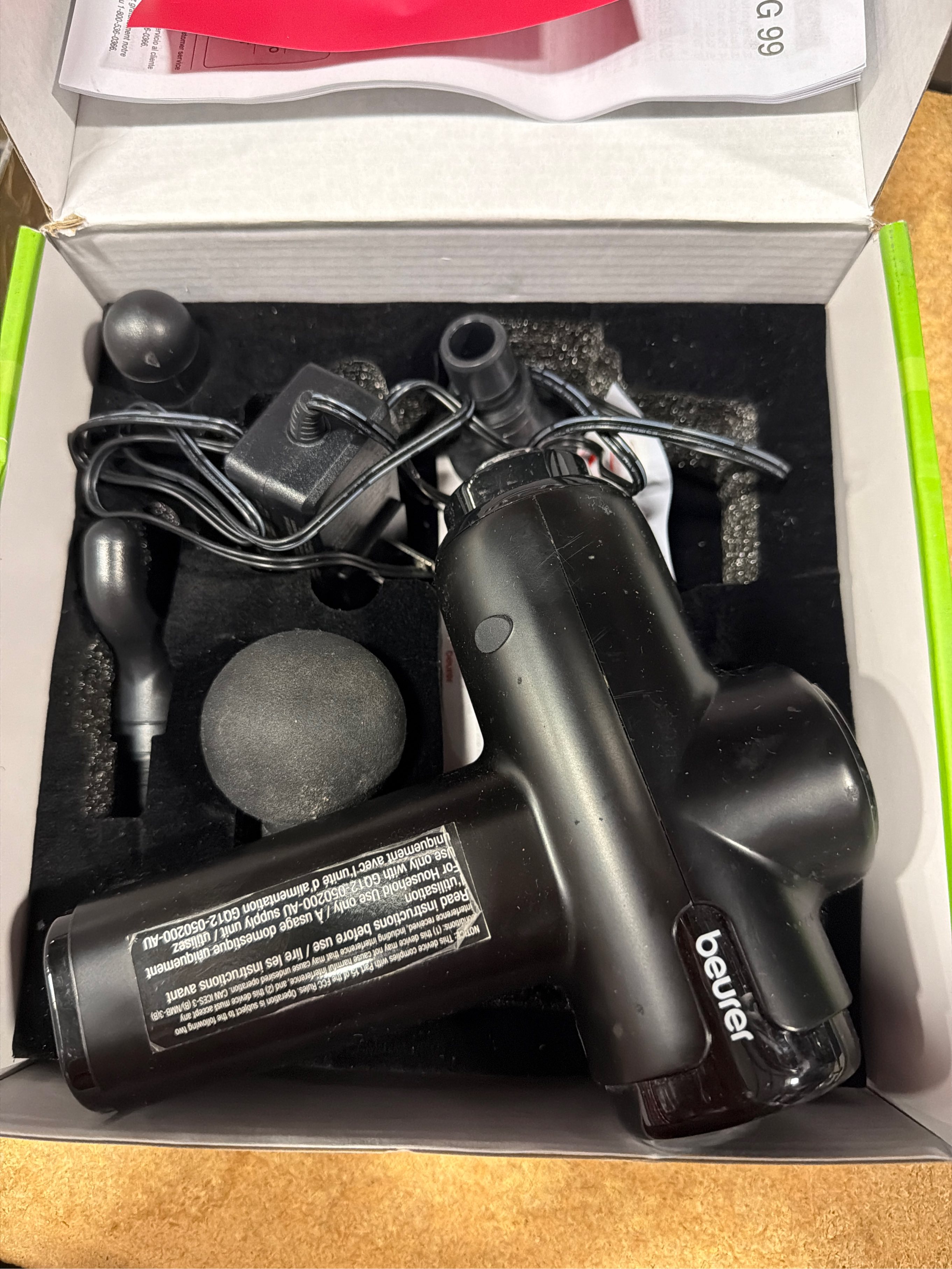 Appareil De Massage À Percussion Portatif De Beurer (Mg99)