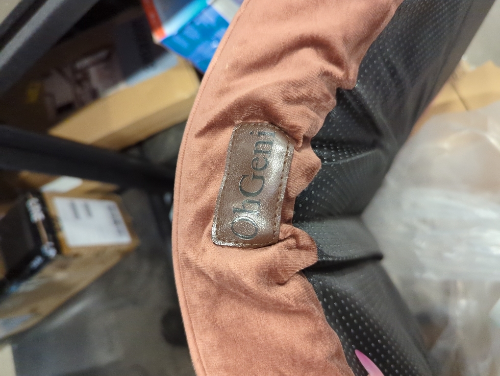 OhGeni Orthopedic Waterproof & Machine Washable Dog Bed for Medium Large Pets, Cat Mat with 25D Egg Crate Foam, Non-Slip Bottom & Removable Cover, 36 Inches(Brown)