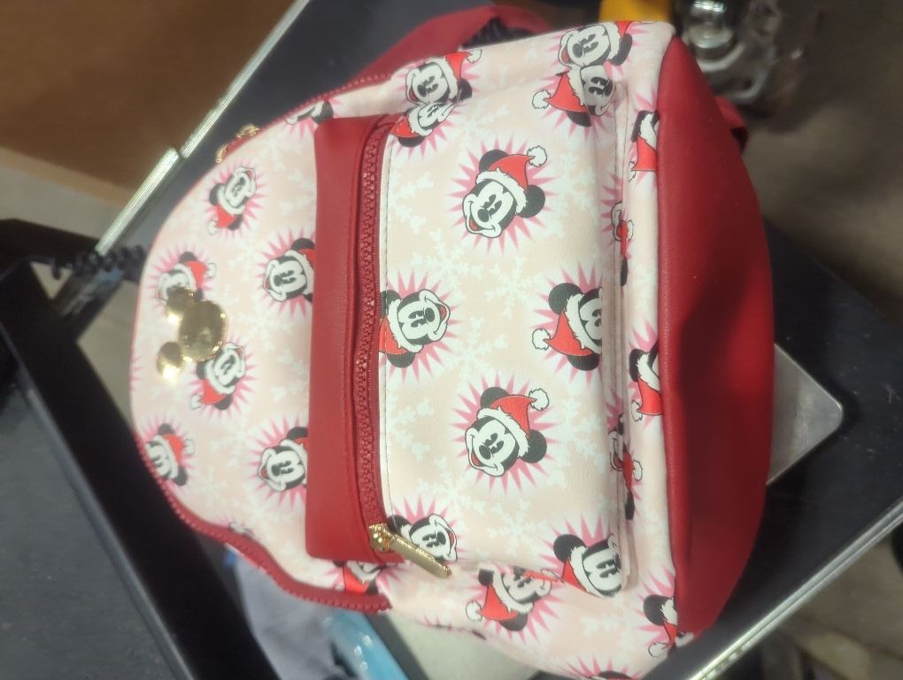 Bioworld Mickey Mouse Applique Character Art Mini Backpack