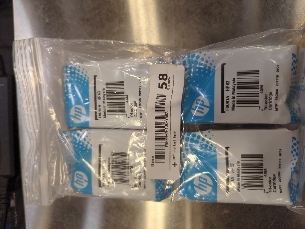 F6U61A HP 63 4XM Print Head for HP seires Printhead(TRI-COLOR CARTRIGE)