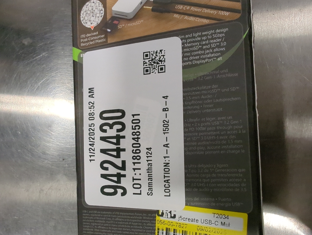 j5create USB-C Multi-Port Hub with Power Delivery with 4K HDMI/2 USB-A 5Gbps/PD 100W Charging SD&Micro SD/3.5mm Audio | for MacBook Pro&Air/iPad Pro/iMac/Surface/XPS/Thinkpad/Galaxy/and More(JCD373EW)