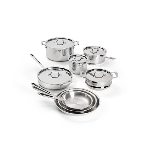All-Clad D3 13-Piece Stainless Steel Cookware Set - NEW