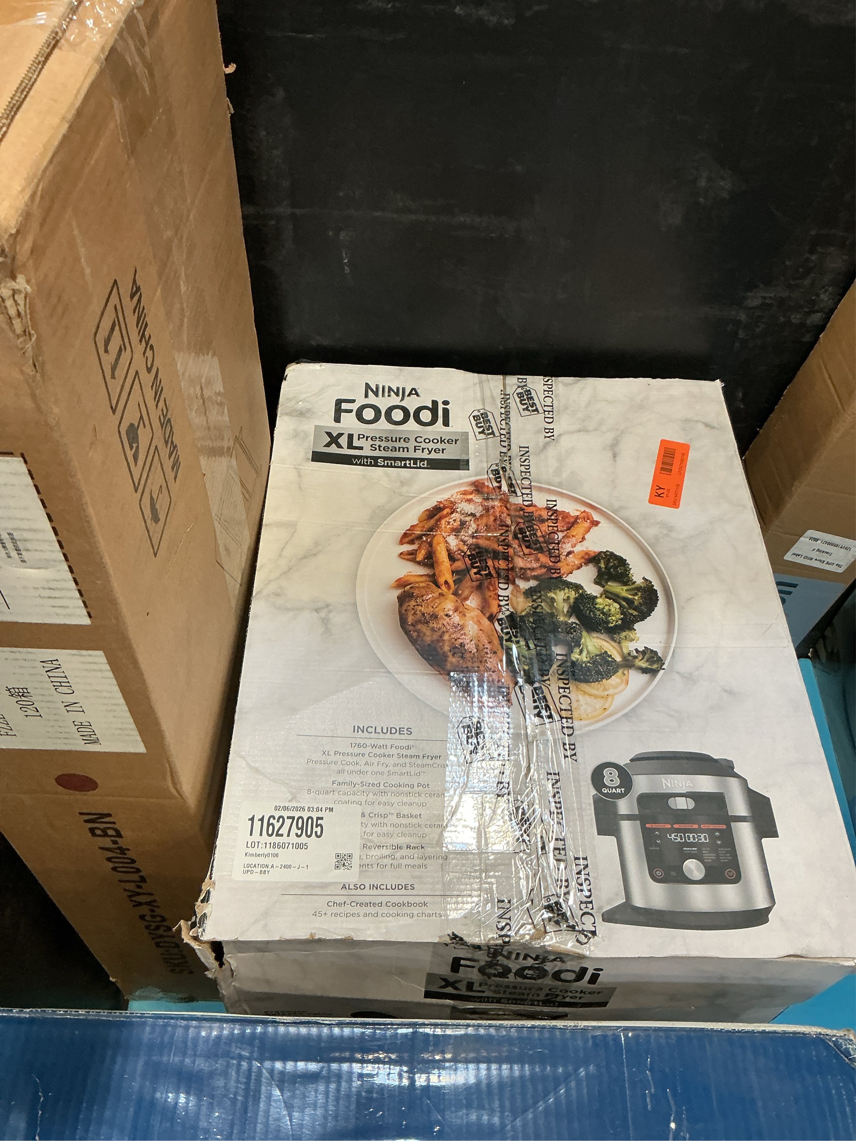 Ninja® Foodi® Pressure Cooker Steam Fryer in Stainless Steel/Black