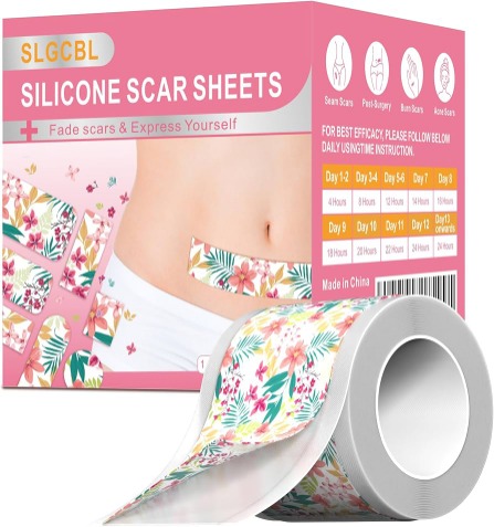 Silicone Scar Sheets, 1.6x120 Medical Grade Silicone Scar Tape