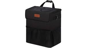 Vankor Car Trash Can with Lid Leak Proof Car Accessories for Women2.2 Gallon Cute Hanging Car