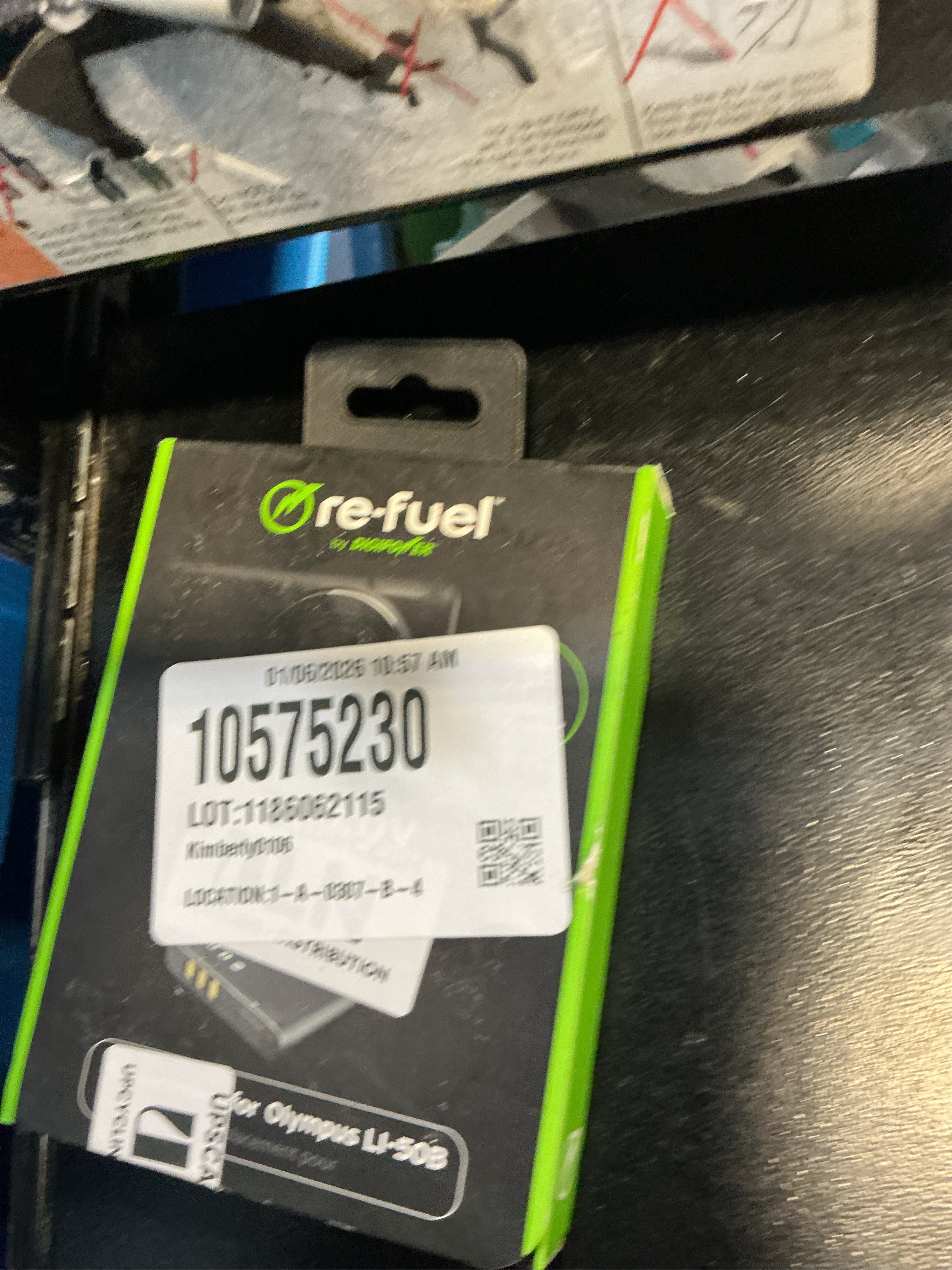 Digipower - Re-Fuel Rechargeable Lithium-Ion Replacement Battery for Olympus LI-50B