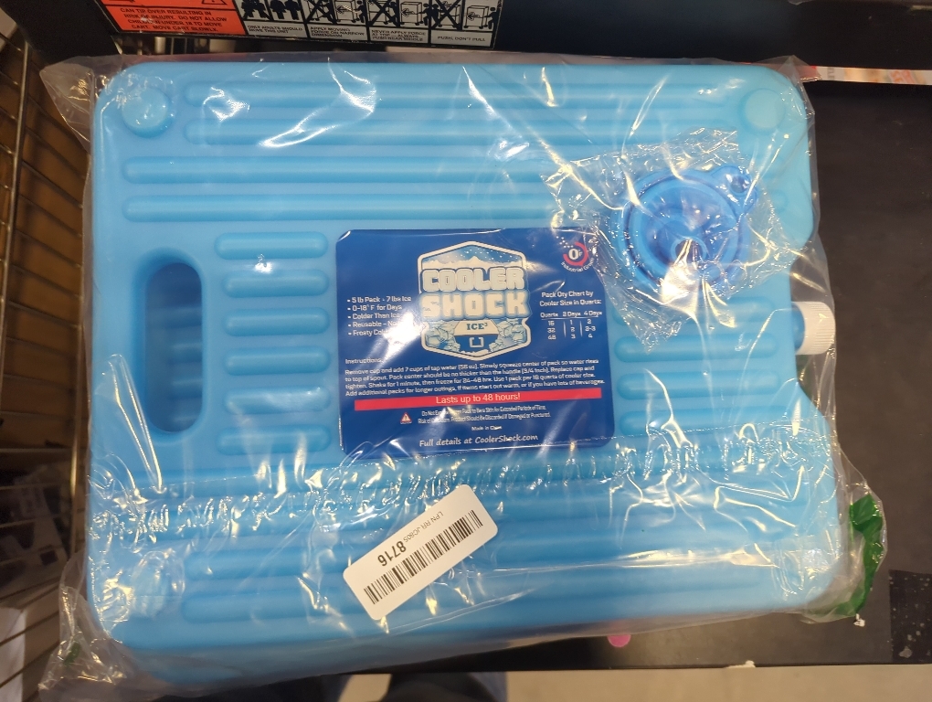 Cooler Shock Ice Packs - Reusable, Premium, Large Pack and Lunch Set for Long Term Use - Cools Faster Than Ice - Cooler Accessories