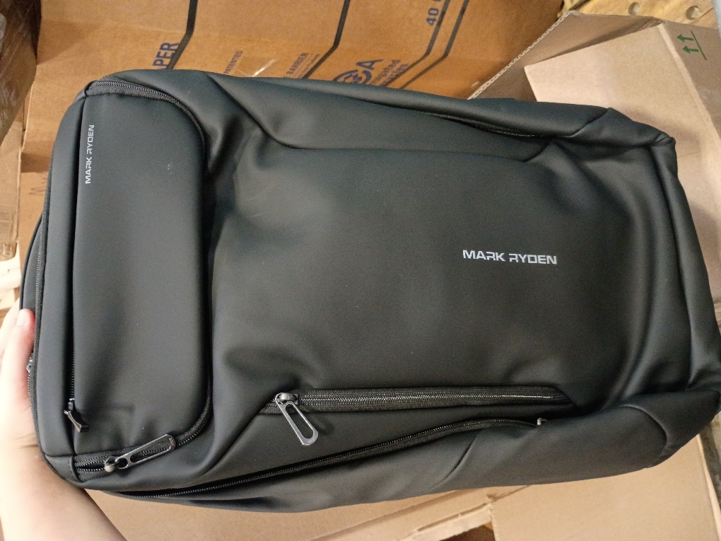 MARK RYDEN Business Backpack for Men, 17.3 Inch Laptop Backpack | Waterproof Tech Backpack with USB Charging Port, Professional Work Backpack for Travel, Office, College, Commuting, Hiking