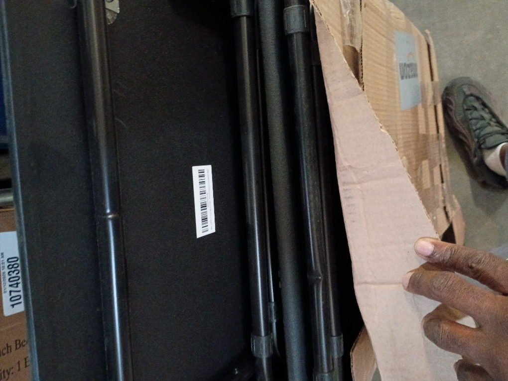 LOFTEY Tv Trays Set of 4, Folding TV Dinner Tray, Portable TV Tables for Living Room for Eating, Heavy Duty Foldable Side Table for Eating on Couch&Sofa, Black