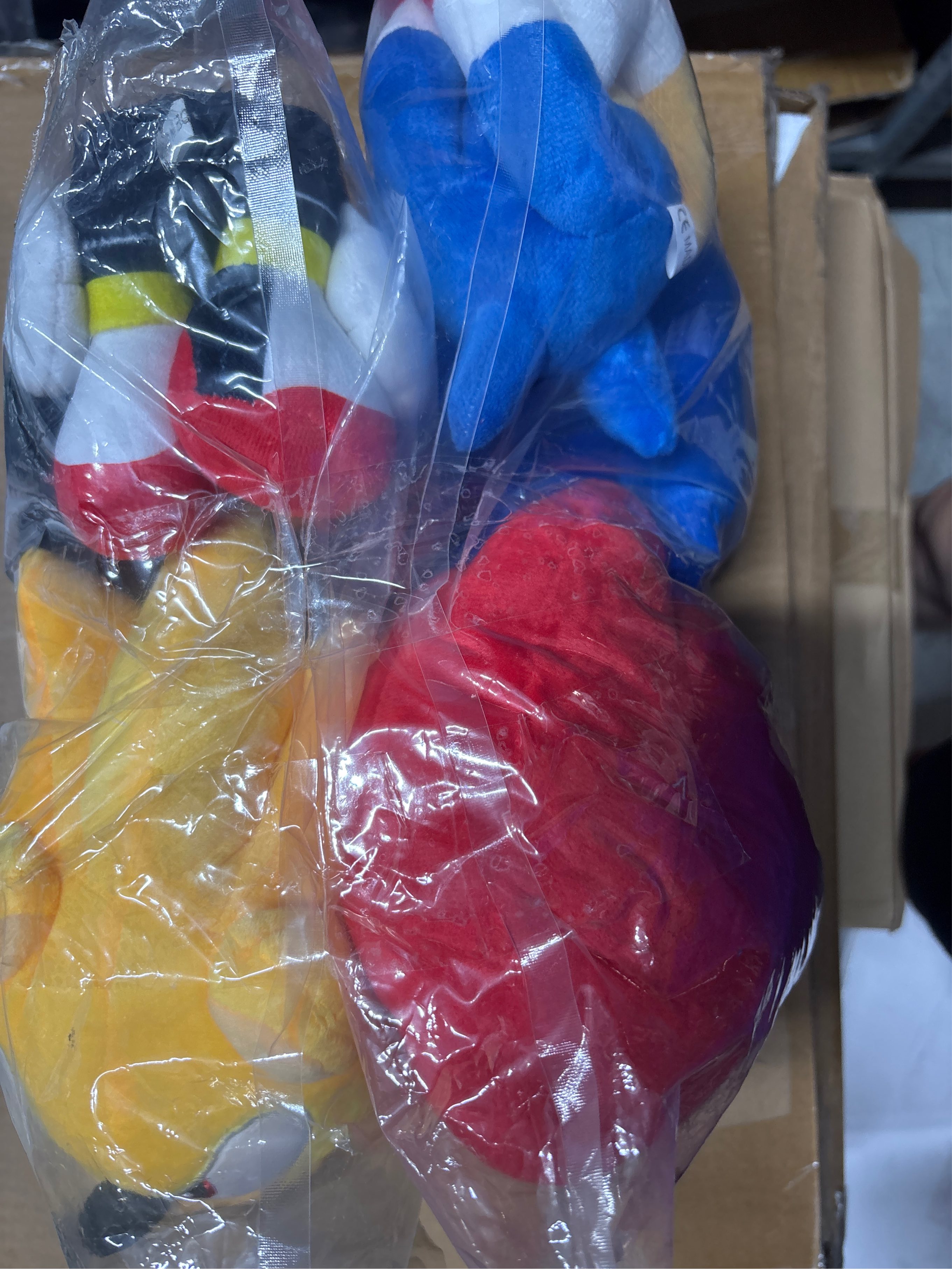 Sonic Plush Doll,The Hedgehog 2 The Movie Plush,Knuckles Sonic Plush Toy,Shadow Stuffed Animals Plush Pillow,Gift for Kids (4pcs)