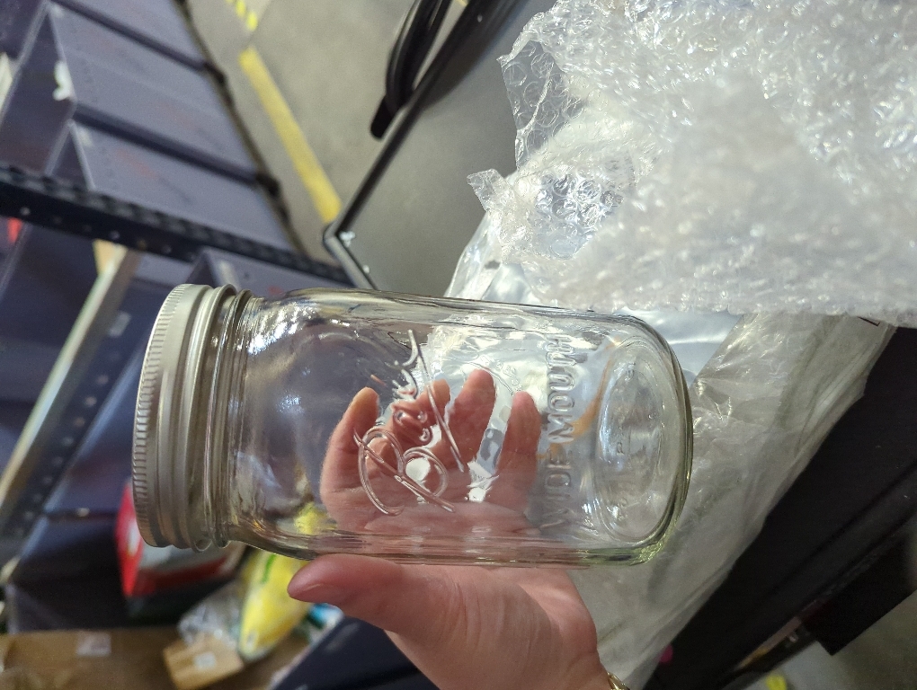 Ball Wide Mouth Glass Mason Jars with Lids and Bands, Used for Canning, Pickling, Juice, Jam, Jelly, Quart Size 32 Ounce (Pack of 2)