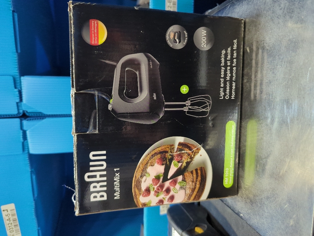 Braun HM1010BK MultiMix 2 Hand Mixer, Black