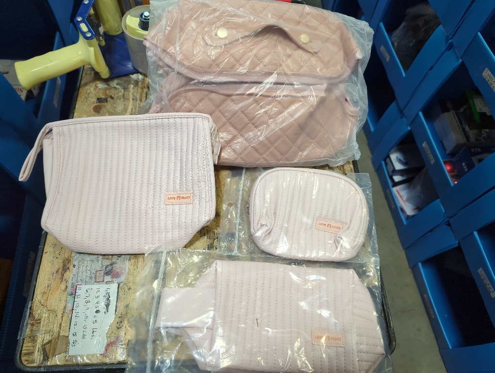 MIRASON Makeup Bag Travel Toiletry Bag for Women, Cute Make Up Bag Set of 4 for Purse Pouch Zipper Makeup Organizer Bag PU Leather Washable Waterproof Cosmetic Bag (Cow Print)