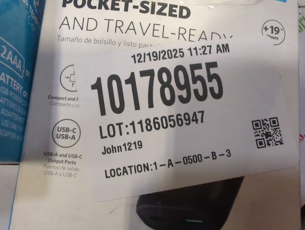 Anker 5000mAh Power Bank PowerCore 5K 12W 1A1C - Black