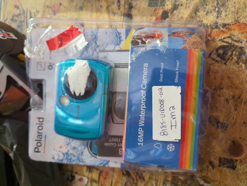 Polaroid IS048 Waterproof Instant Sharing 16 MP Digital Portable Handheld Action Camera, Teal