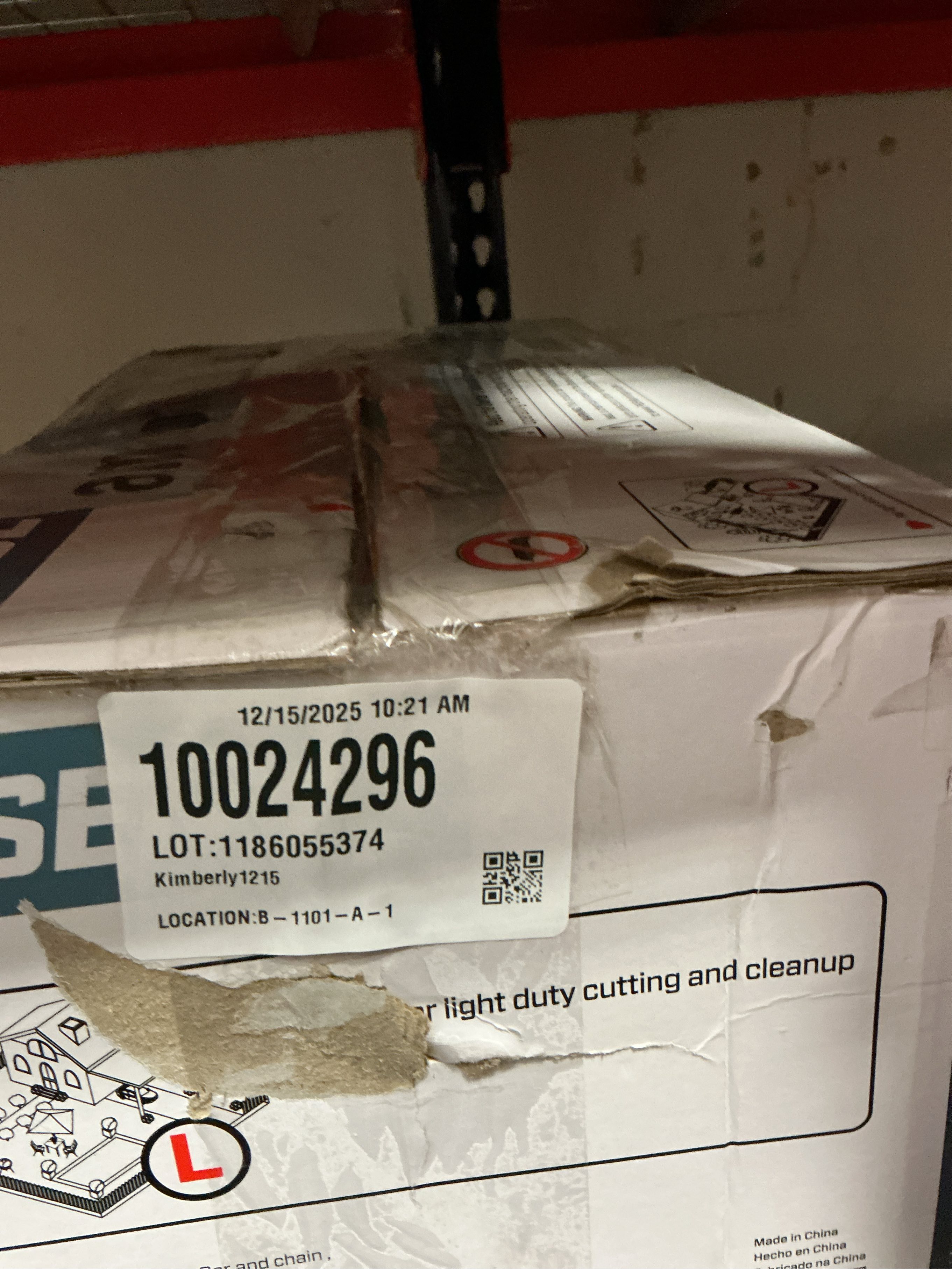 14 in. 10 Amp Electric Corded Chainsaw