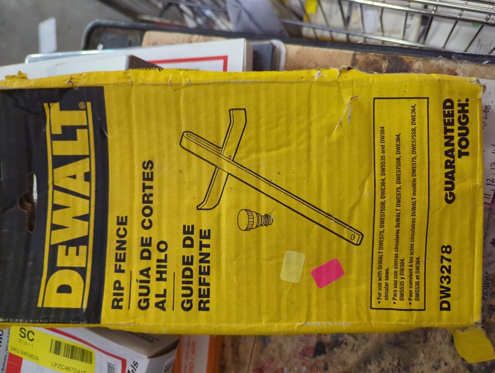 DEWALT Circular Saw Fence (DW3278) , Silver