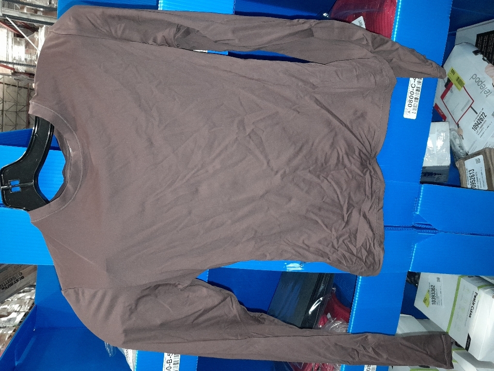 CRZ YOGA Softembrace Crewneck Long Sleeve Shirts for Women - Casual Going Out Tops Soft Basic Fitted Tight Fall T-Shirts Size XL