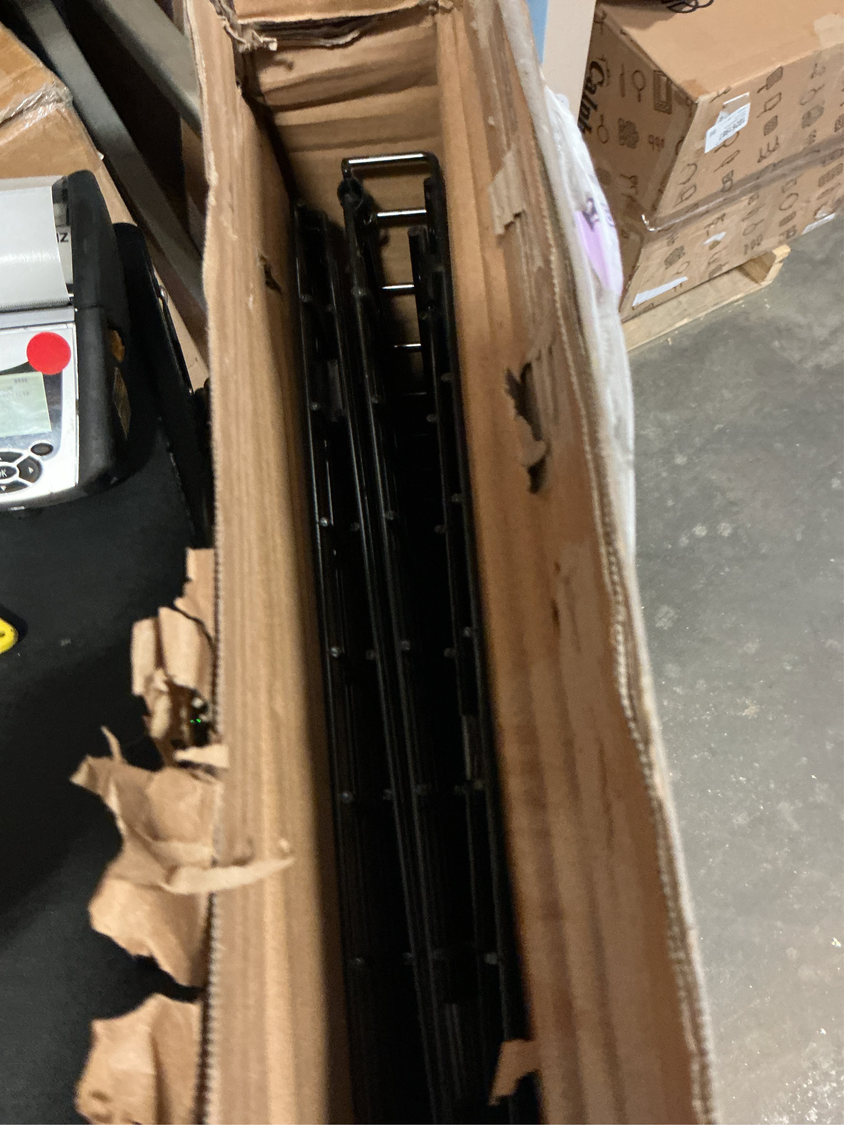 Humane Large Animal Trap Black 42 x 15.7 x 17.7 inch, Easy to Set & Release Animal Trap Cage, Collapsible Live Traps for Dogs, Raccoons, Foxes, Coyotes