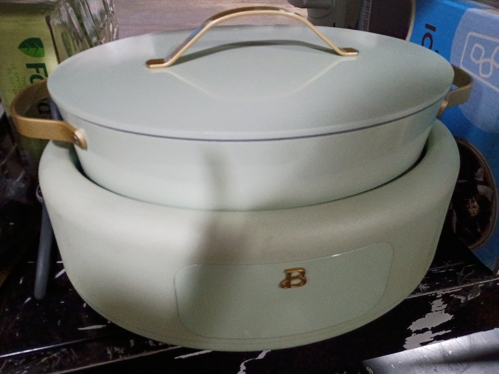 Drew Barrymore 10 in 1, 6 Qt Electric Multi-Cooker, Sage-Green
