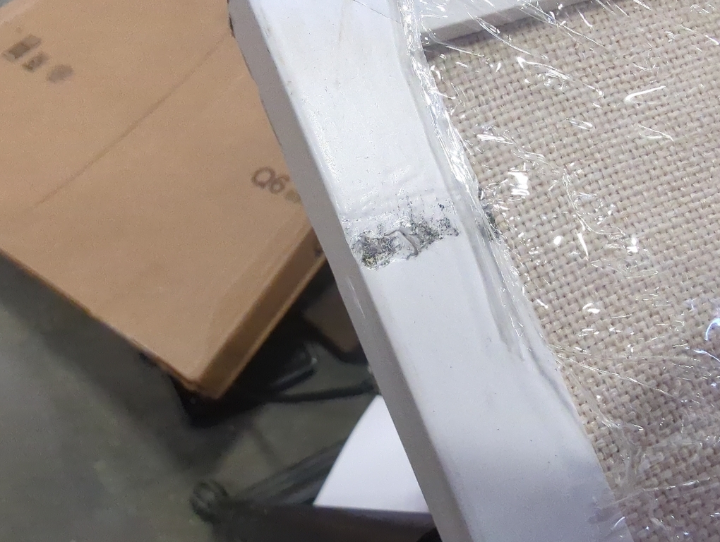 Size  24'' x 36'' Linen Bulletin Board, White Framed Corkboard, White Oak Frame Linen Cork Board, Vision Board and Decorative Hanging Pin Board