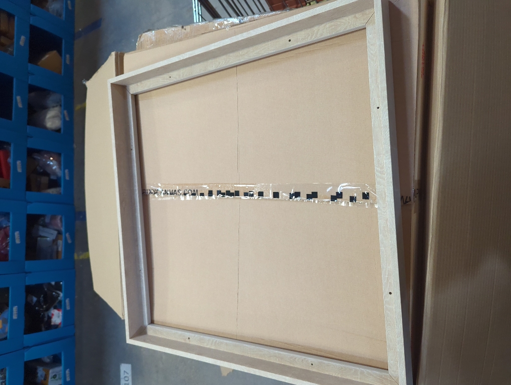 PIXY CANVAS Floater Frame 24x24 for 1.5 inch Deep Canvas Paintings/Canvas Prints/Wood Canvas Panels/Wall Art/Wall Decor/Home Decor/Artwork (Nordic White Oak, 24 x 24 inch, Square)