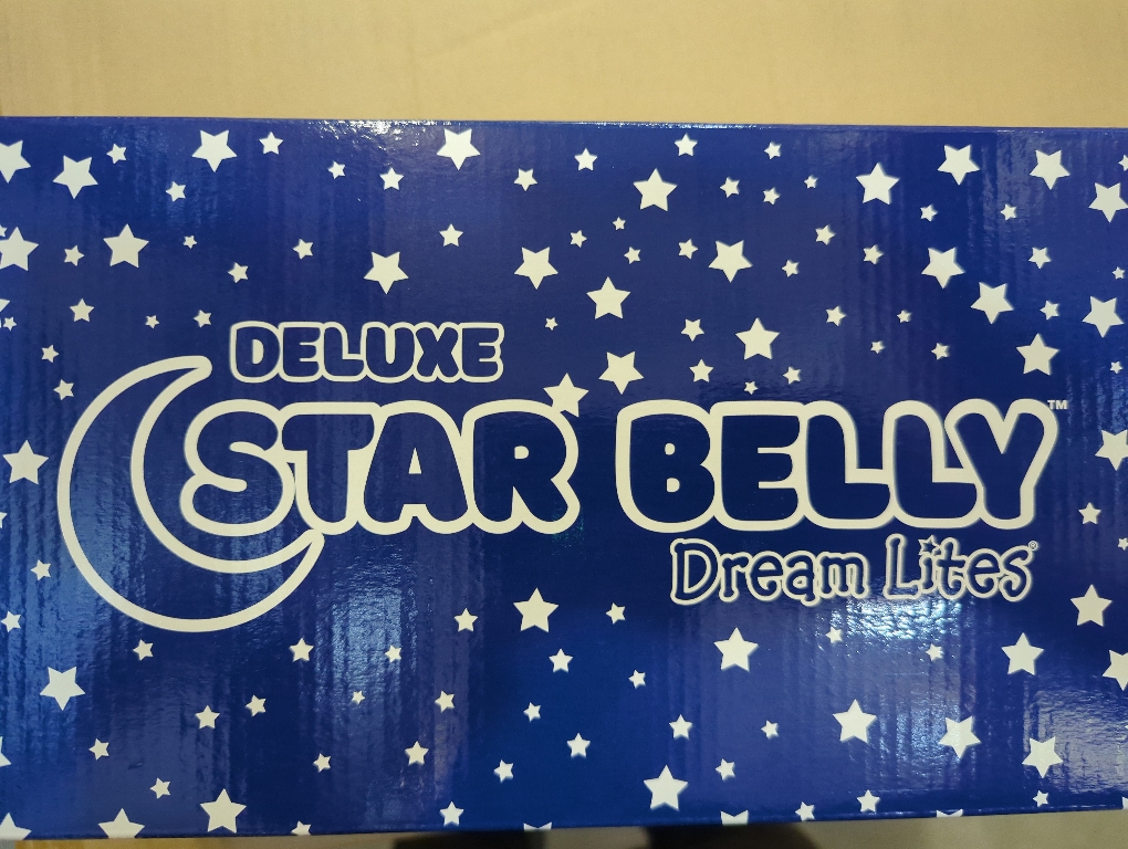 OnTel Star Belly Pup Plush Dog Dream Lites Starry Nights Nightlight Cuddly Blue
