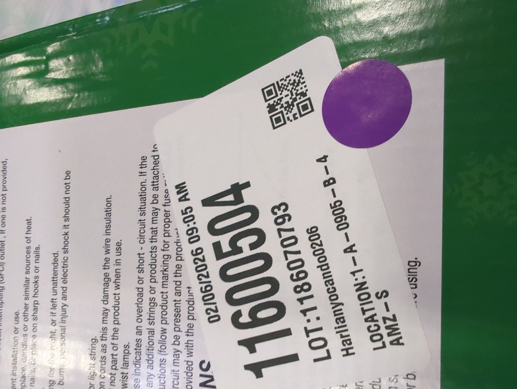 Kurt S. Adler 11-in Star White Clear Christmas Tree Topper