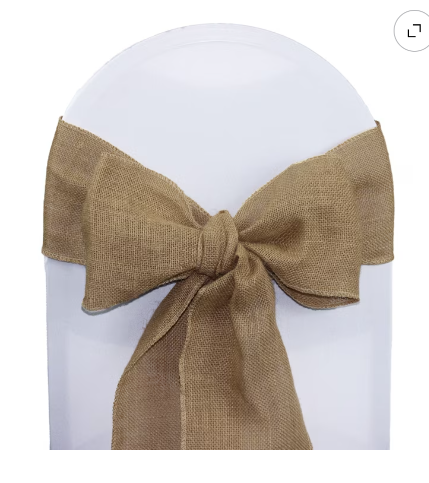 Suncalla 10 Pcs Brown burlap Covers