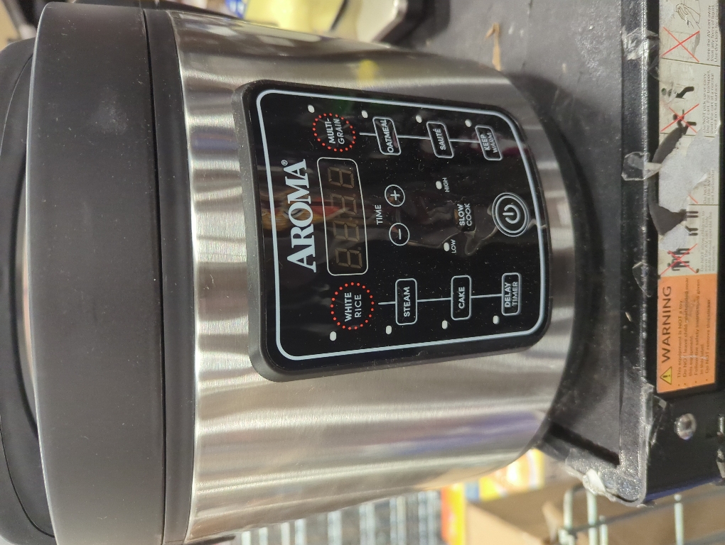 Aroma 20 Cup Digital Multicooker & Rice Cooker - Stainless Steel