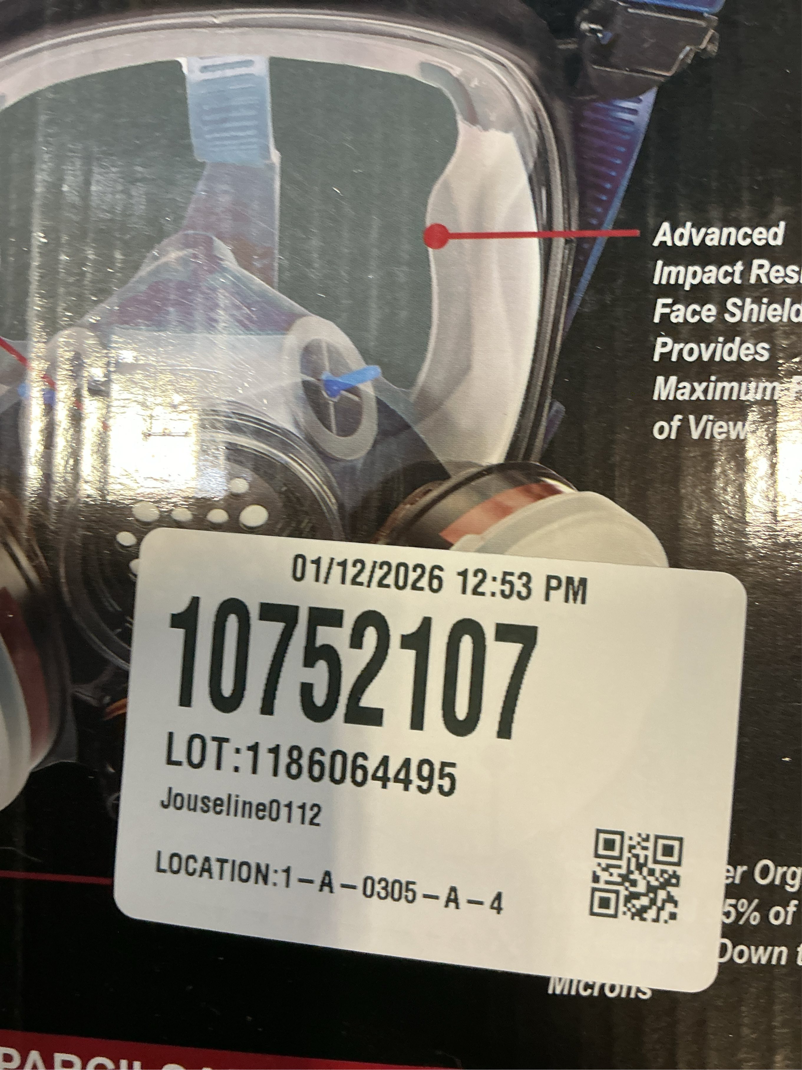 Parcil Safety PT-100 Organic Vapor Full Face Respirator Gas Mask - Dual Activate Filtration - Impact Resistant Lens - Never-Fog Technology