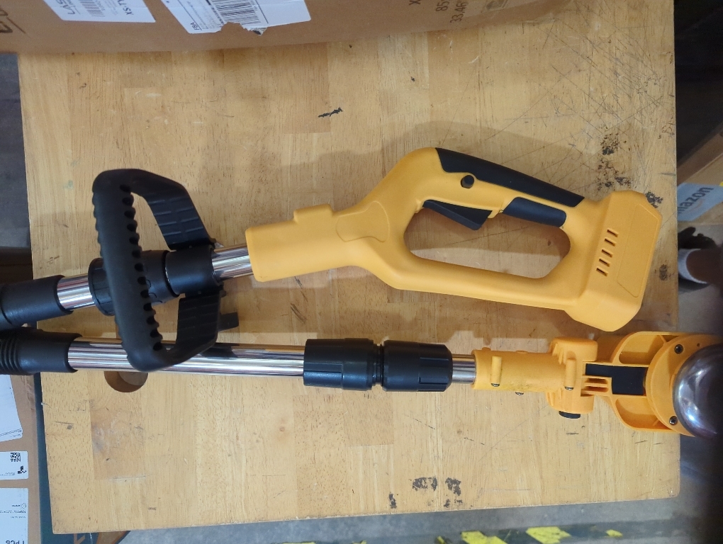 Cordless Weed Wacker & Edger for Dewalt 20V Battery, 3-in-1 Folding 150cm/59in Brushless Electric String Trimmer, Grass Cutter with 3 Types Blades for Lawn, Yard and Bush Trimming(No Battery)‼️llittle dirty‼️